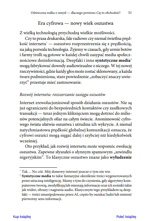 Faik. Sztuczna inteligencja w służbie fałszywej rzeczywistości. Jak przetrwać w epoce cyfrowych oszustw - Książki