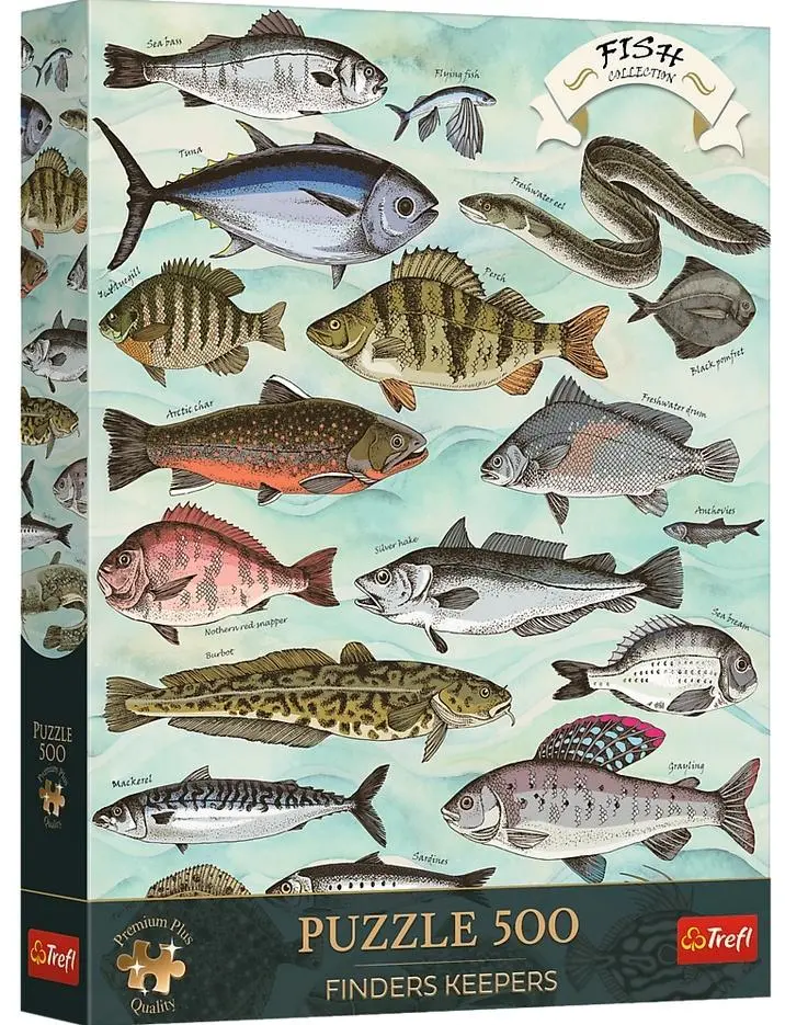 Puzzle 500 Finders Keepers: Ryby TREFL