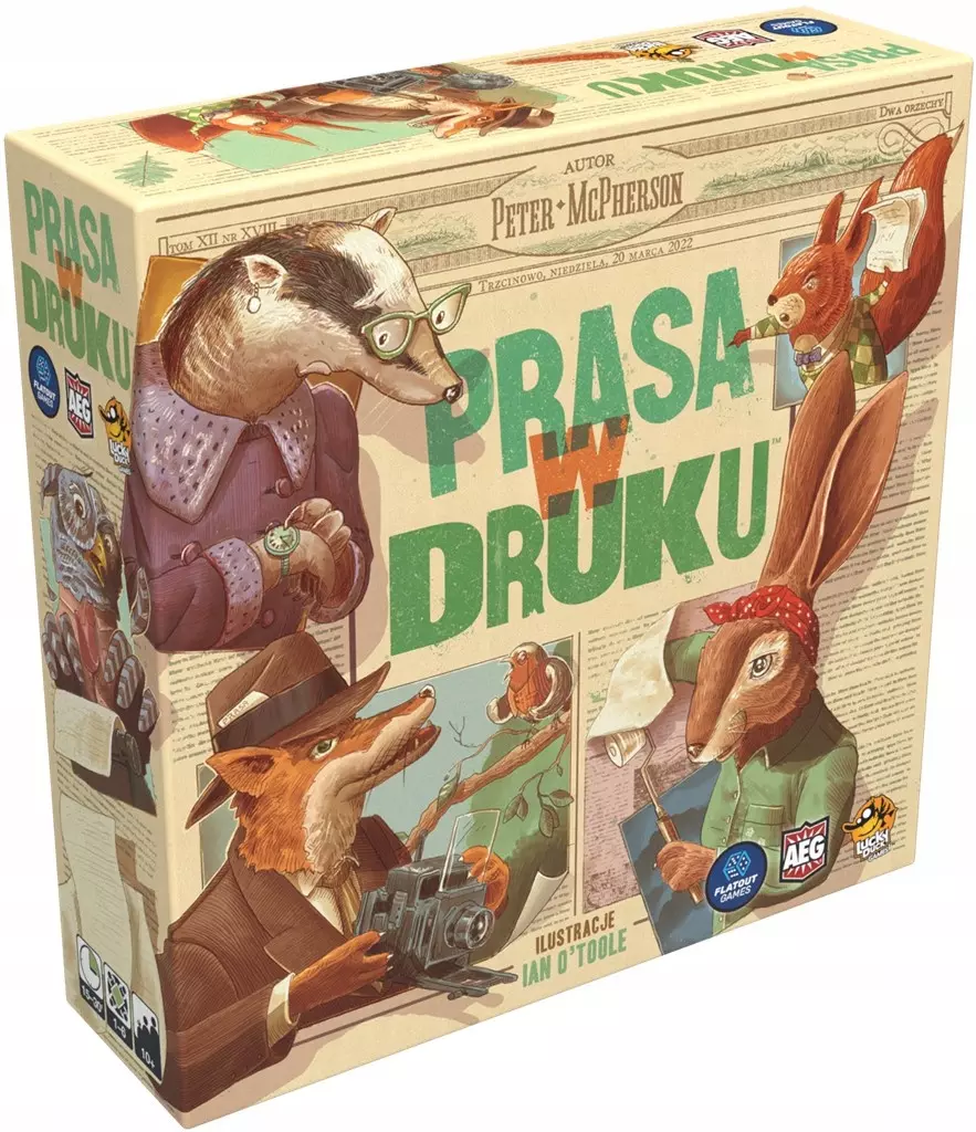 Gra planszowa Lucky Duck Games Prasa w druku