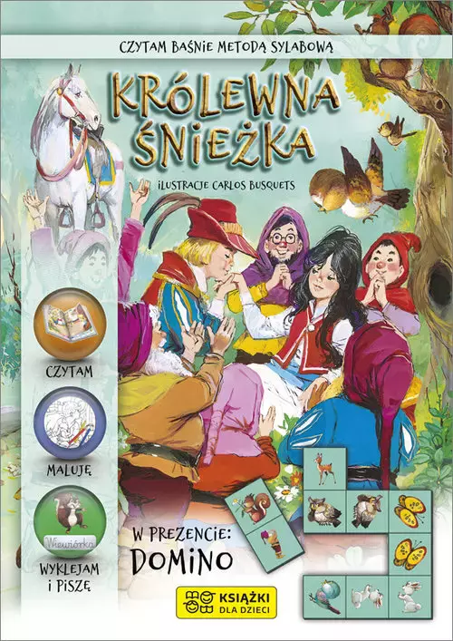Czytam baśnie metodą sylabową. Królewna Śnieżka - Książki