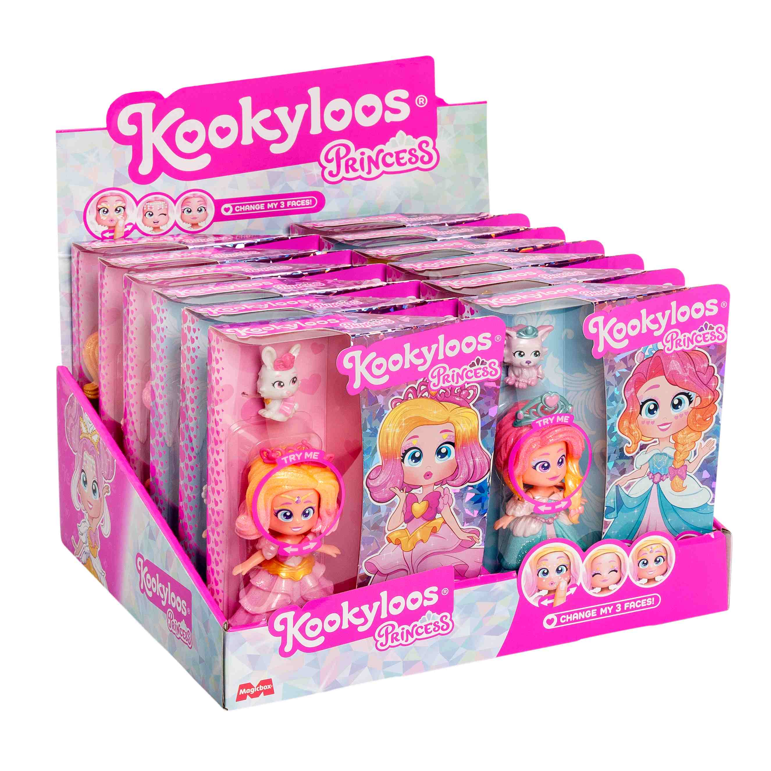 Kookyloos Princess Dolls 1szt - Zabawki