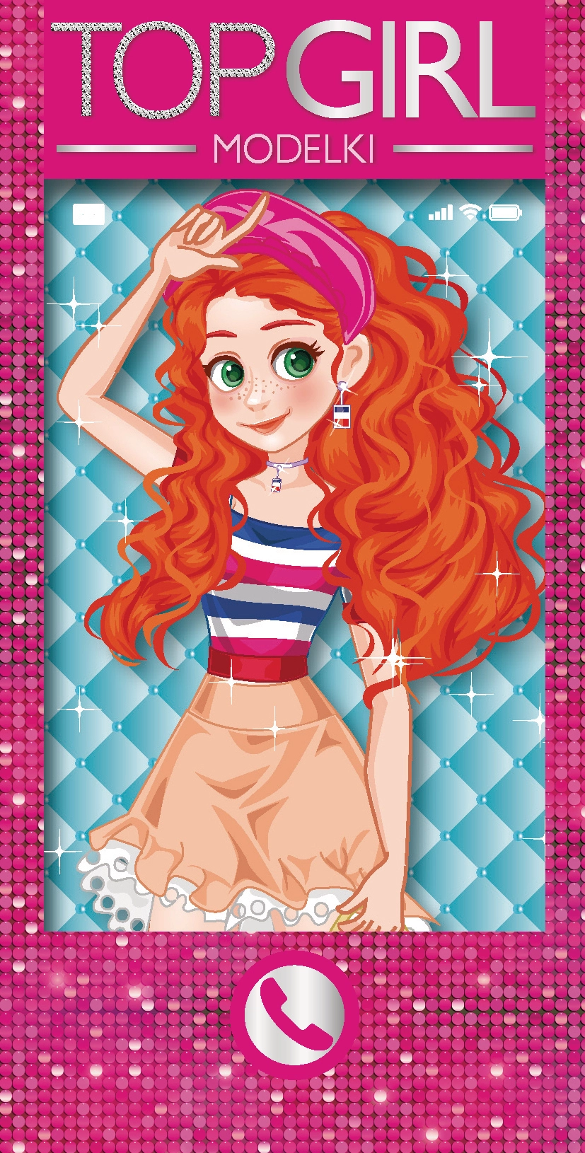 Top Girl Modelki. Książeczka telefon - Książki