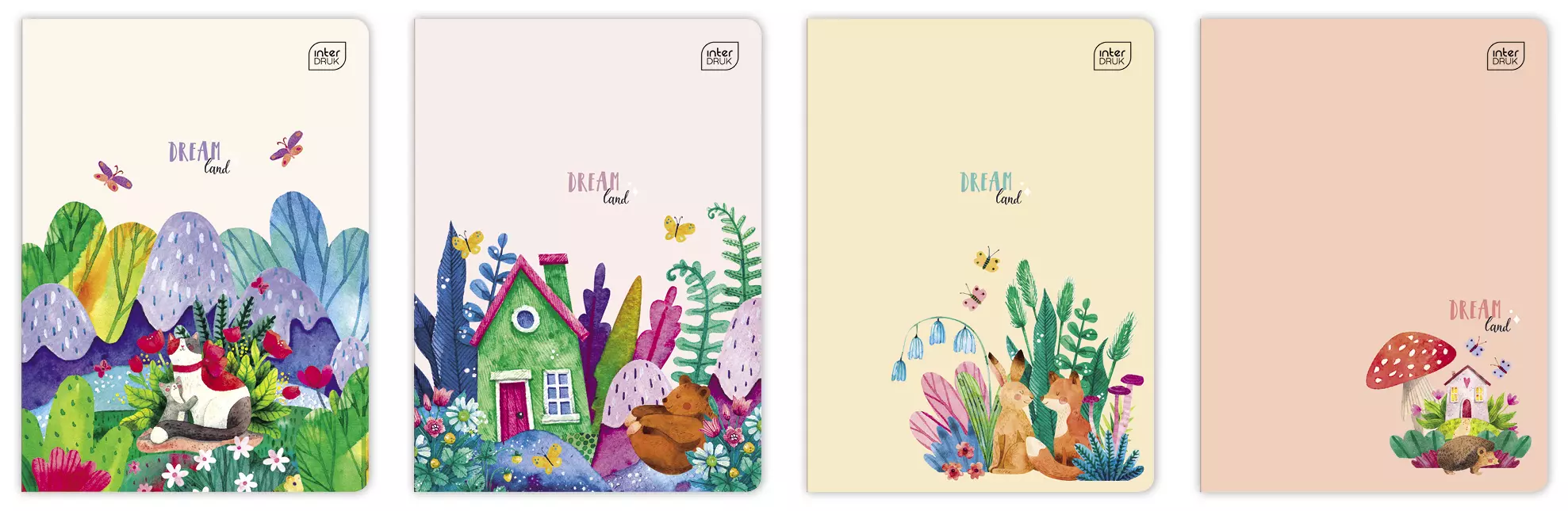 Zeszyt A5 16 kartek w linie Girls, mix - Papiernicze i szkolne