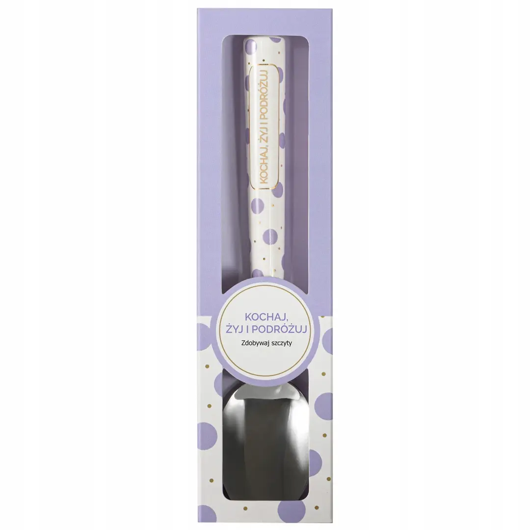 PREZENT NA URODZINY IMIENINY DZIEŃ KOBIET ŁYŻECZKA Z GRAWEREM DLA KOBIETY - Papiernicze i szkolne