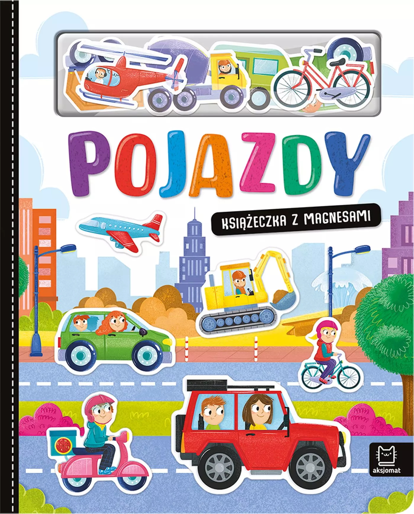 Pojazdy. Książeczka z magnesami - Papiernicze i szkolne