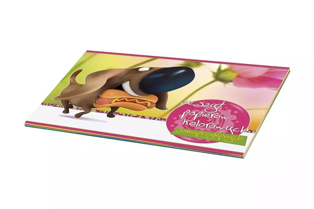 Zeszyt papierów kolorowych A5 samoprzylepny - Papiernicze i szkolne