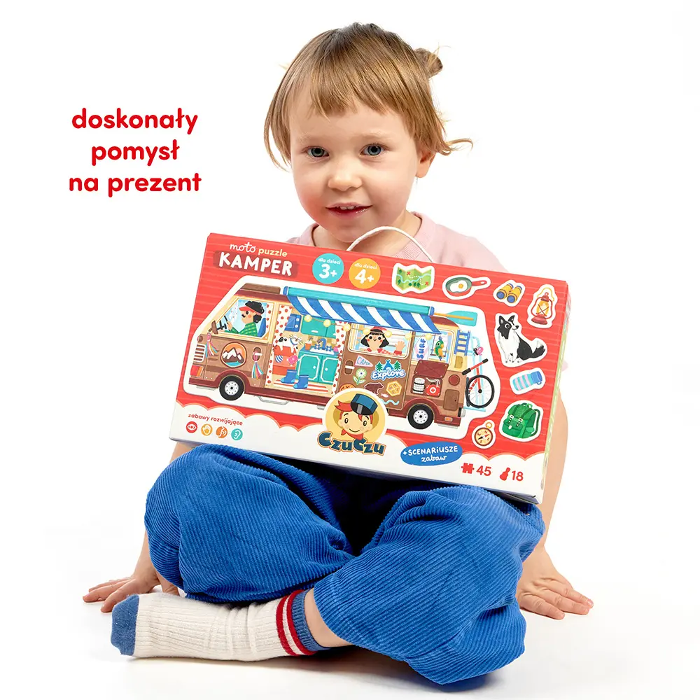 Puzzle CzuCzu 40 elementów. Kamper - Puzzle