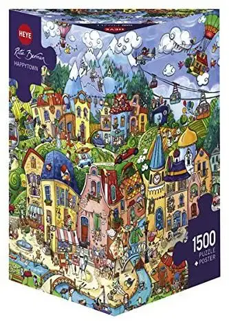 Puzzle Heye. 1500 elementów. Szczęślwie miasto