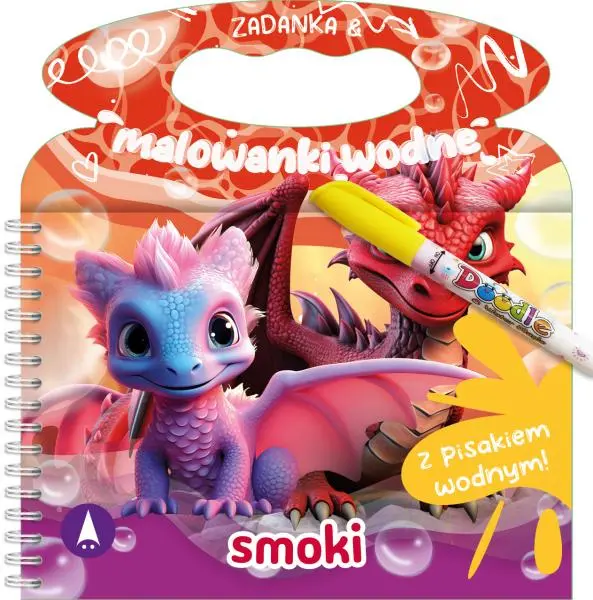 Zadanka & malowanki wodne. Smoki