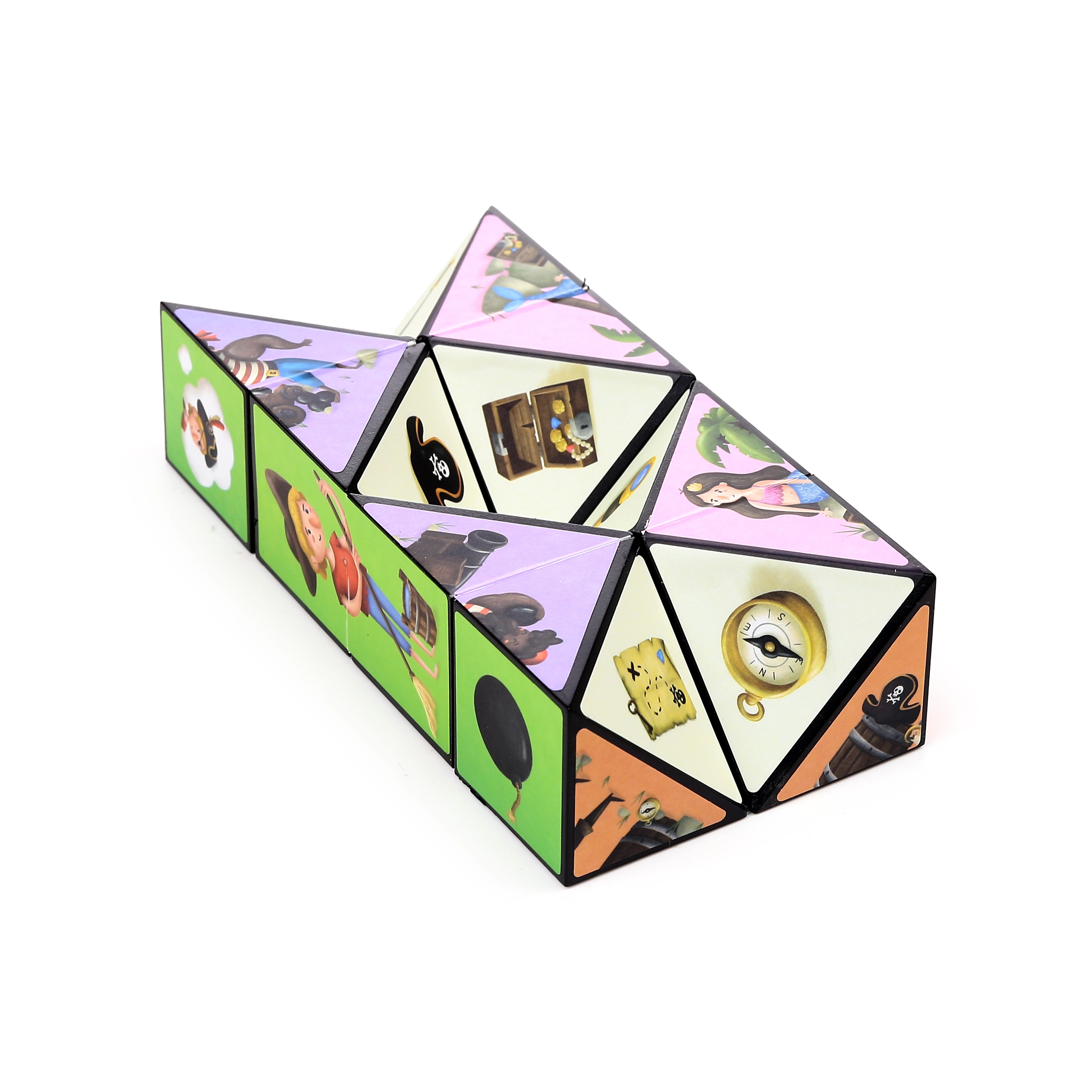 Puzzle w kształcie kostki - Pirat - Zabawki