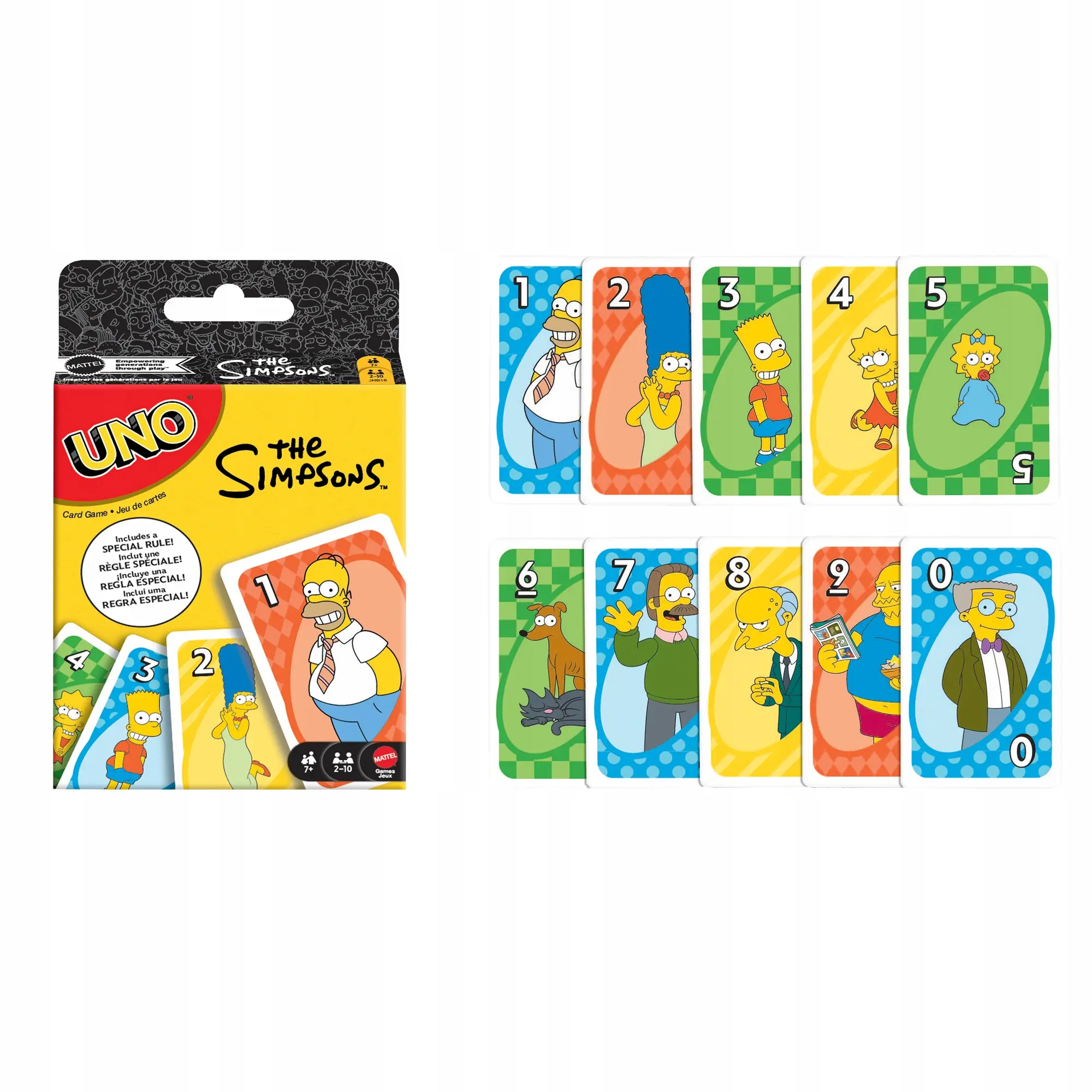 UNO Simpsonowie Gra karciana Mattel Games - Gry