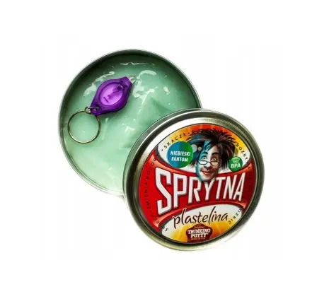 Sprytna plastelina, niebieski fantom, 80 g - Zabawki