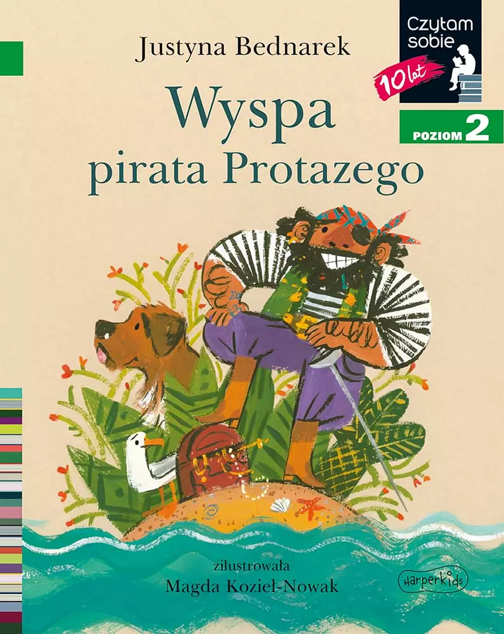 Czytam sobie. Poziom 2. Wyspa pirata Protazego - Książki