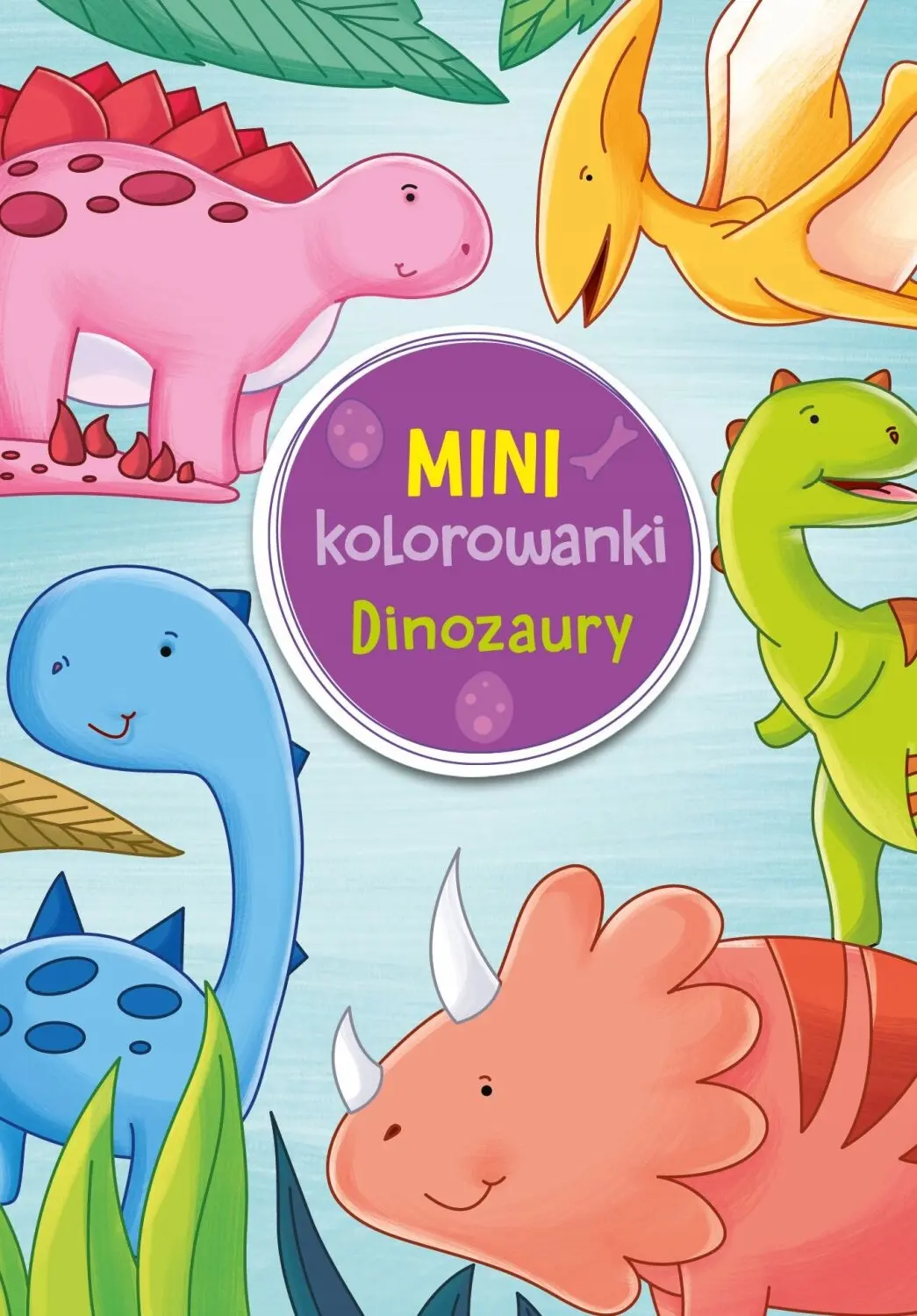 Mini kolorowanki. Dinozaury - Książki