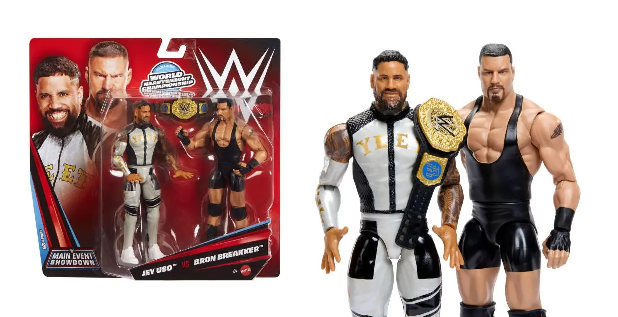 Wwe Main Event Showdown Jey Uso Vs Bron Breakker Figurki 2-pak Jhj57 Wb4 - Zabawki