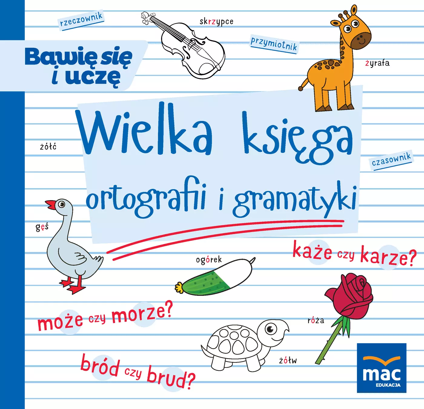 Bawię się i uczę. Wielka księga ortografii i gramatyki - Książki
