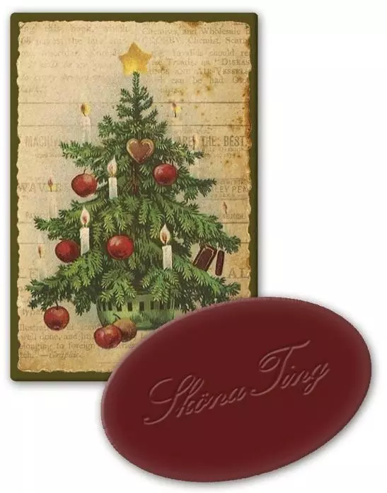 Mydełko ozdobne jabłko Święta Bożego Narodzenia - Książki