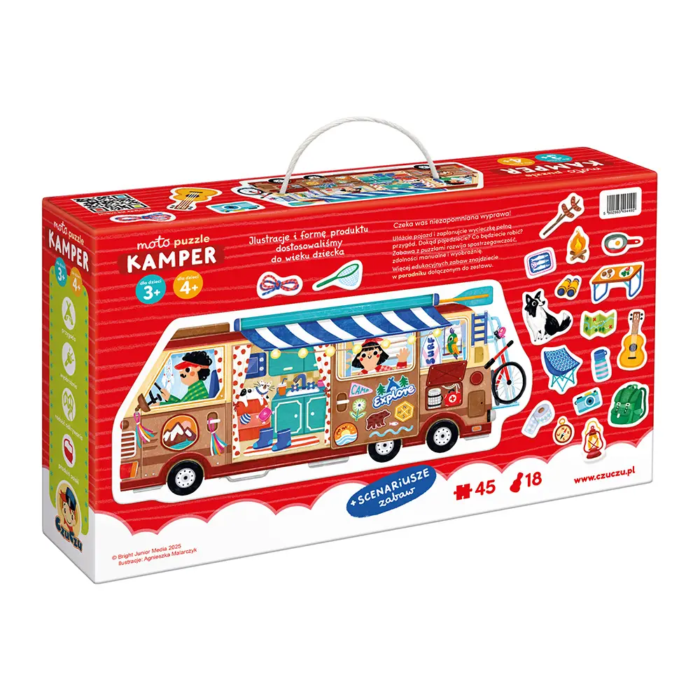 Puzzle CzuCzu 40 elementów. Kamper - Puzzle
