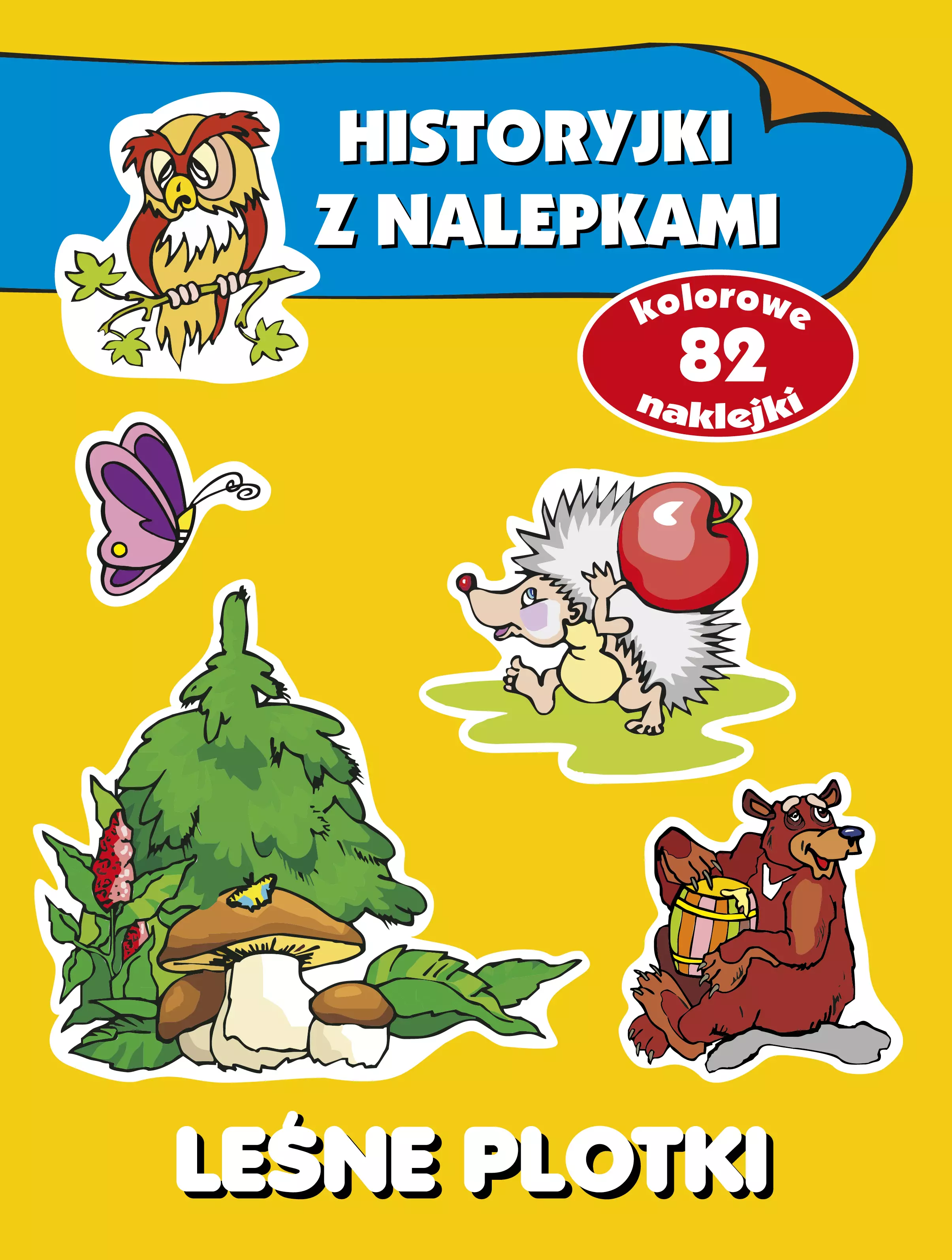 Leśne plotki. Historyjki z nalepkami - Książki