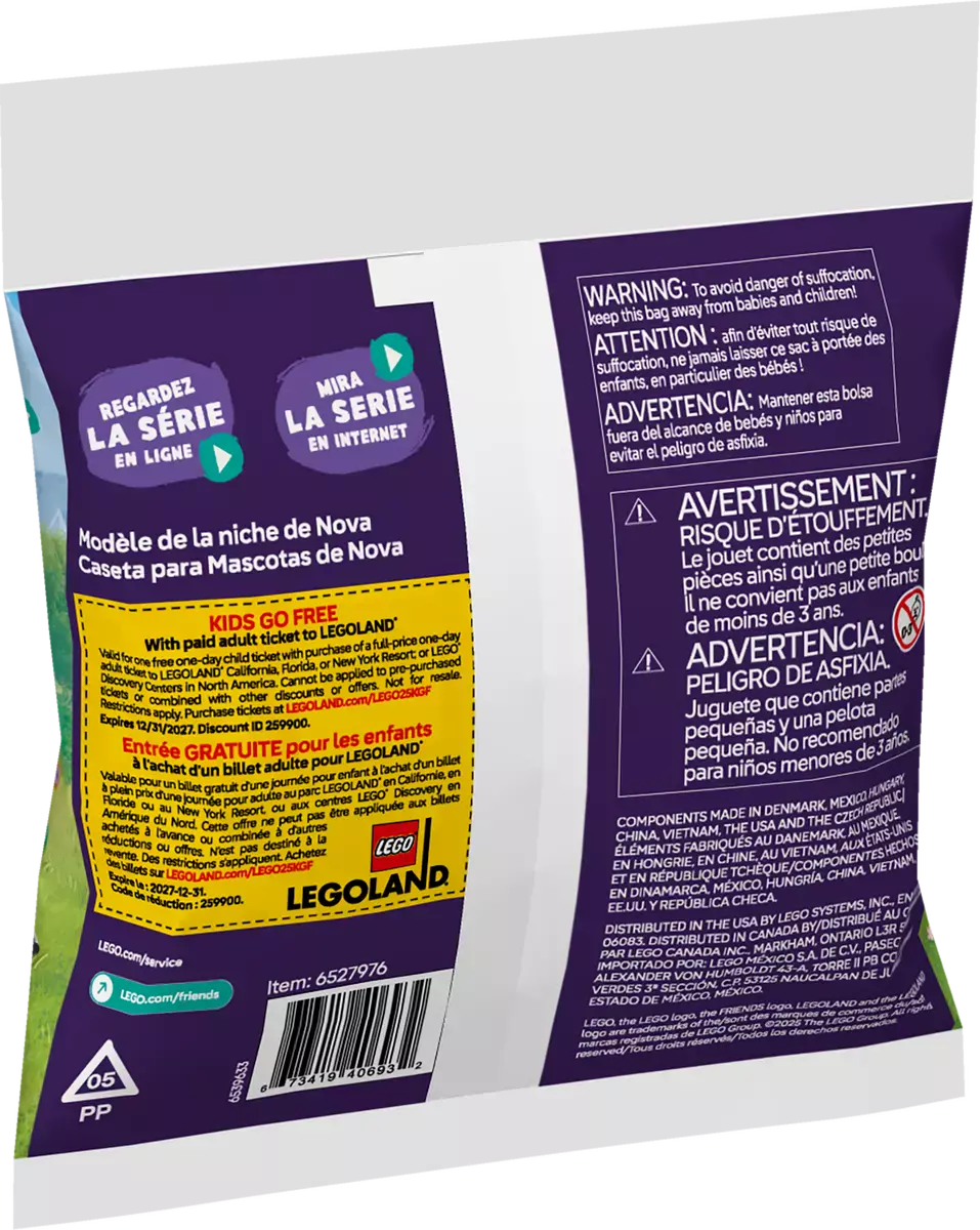 LEGO Friends Buda dla psa Novy 30697 - Zabawki