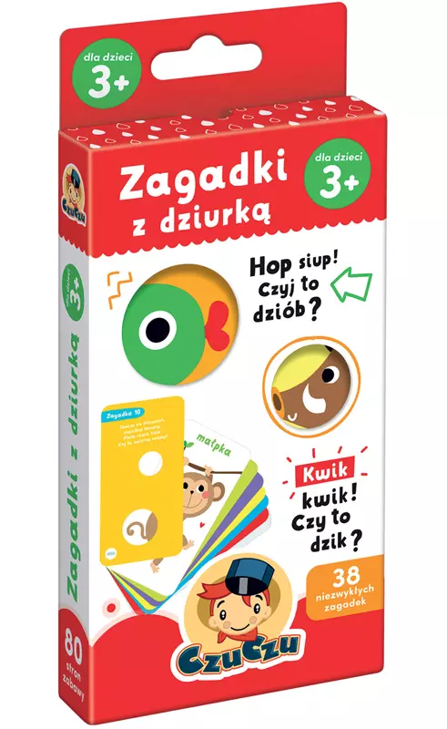 CzuCzu. Zagadki z dziurką dla dzieci w wieku od 3 lat - Książki
