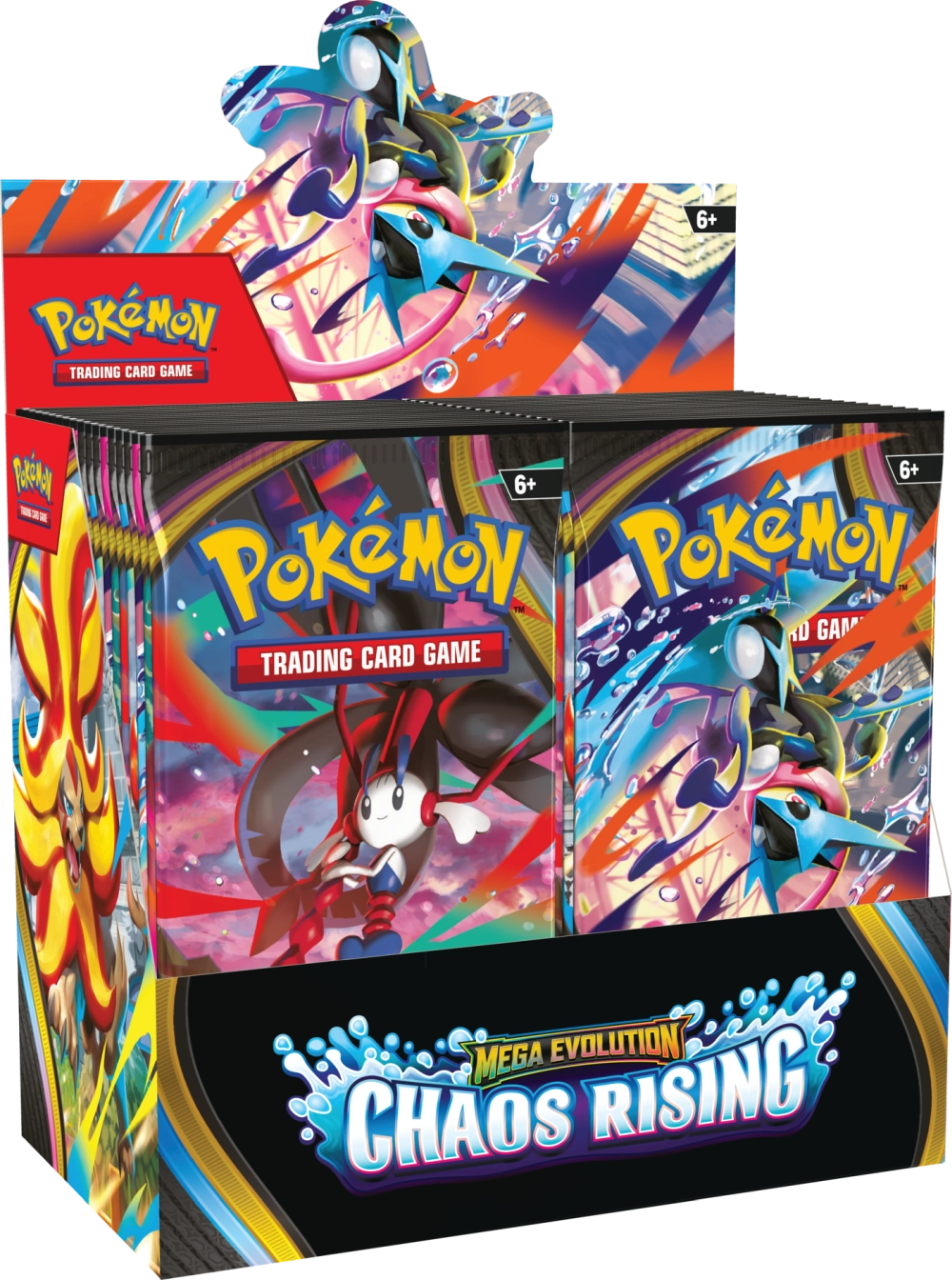 Pokémon TCG. Mega Evolution. Chaos Rising (36 sztuk) - Gry