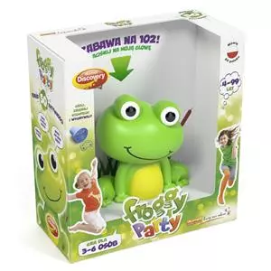 Froggy Party. Interaktywna żaba - Zabawki