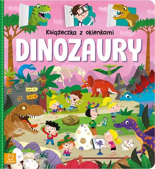 Książeczka z okienkami Dinozaury - Książki