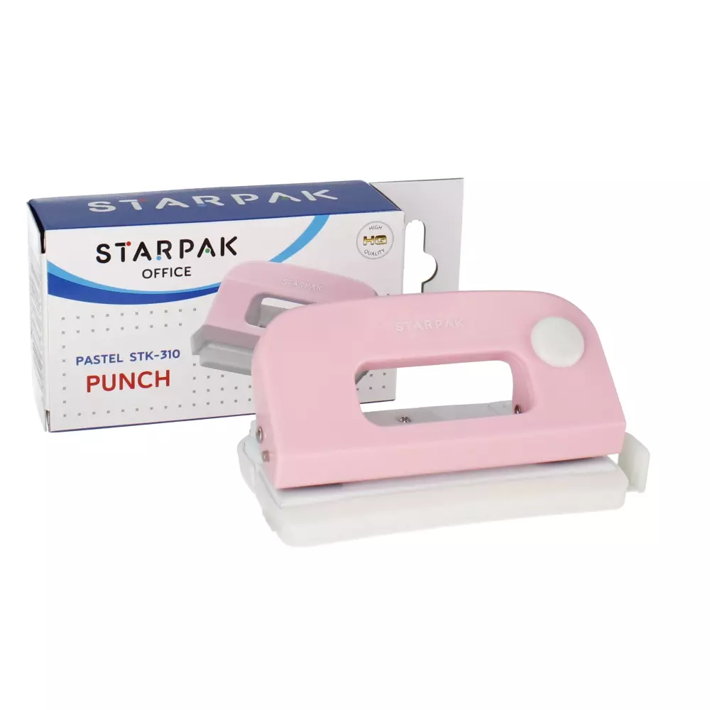Dziurkacz Pastel Pink Starpak 310 pudełko 12/96 - Papiernicze i szkolne