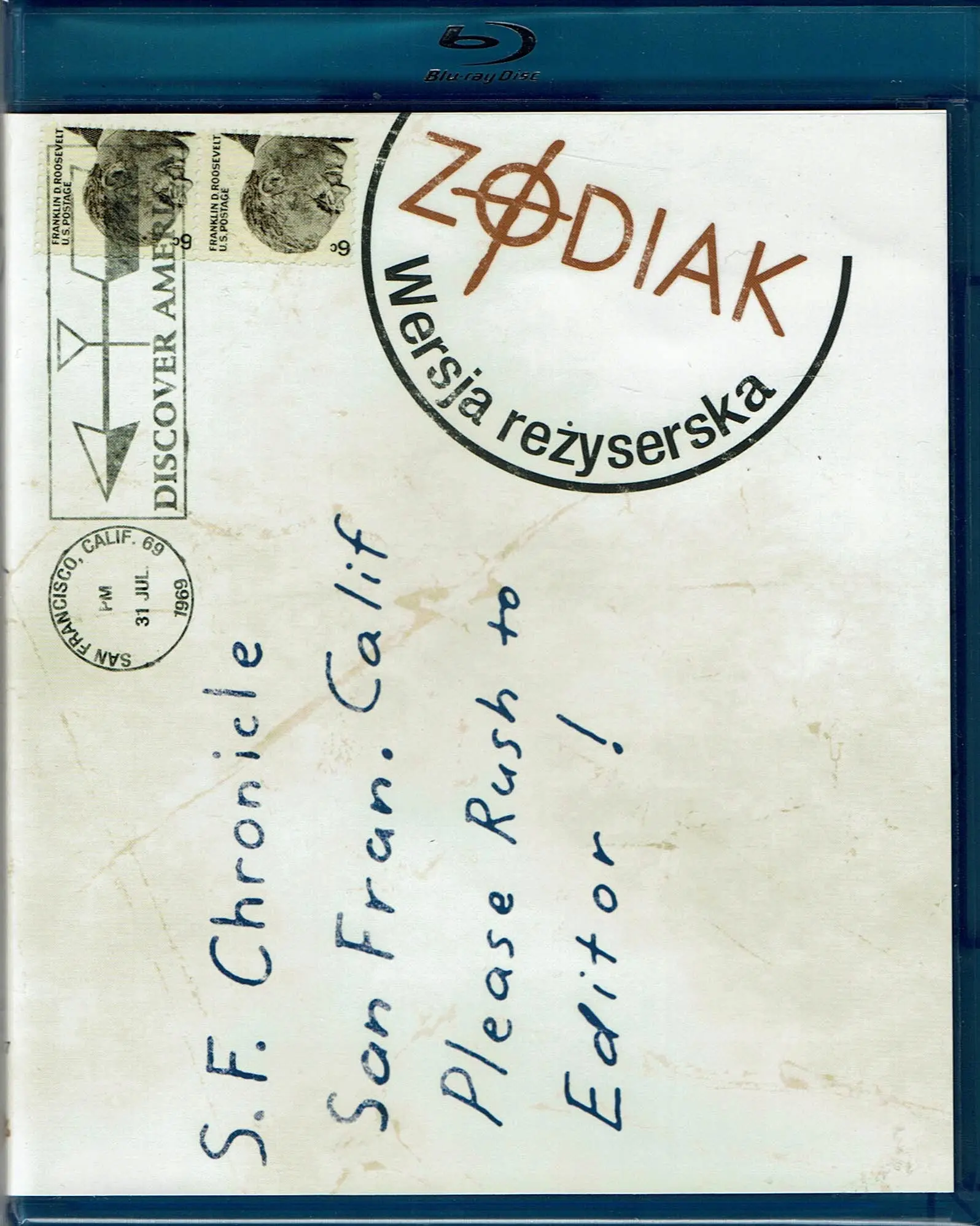 ZODIAK, płyta Blu-ray - Filmy