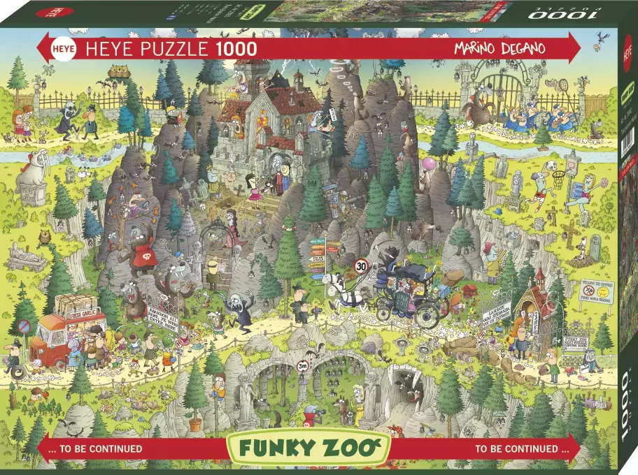 Puzzle 1000 elementów. Funky Zoo. Transylwania