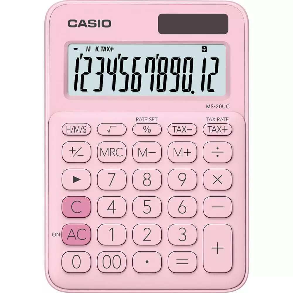 Kalkulator biurowy Casio MS-20UC-PK - Papiernicze i szkolne