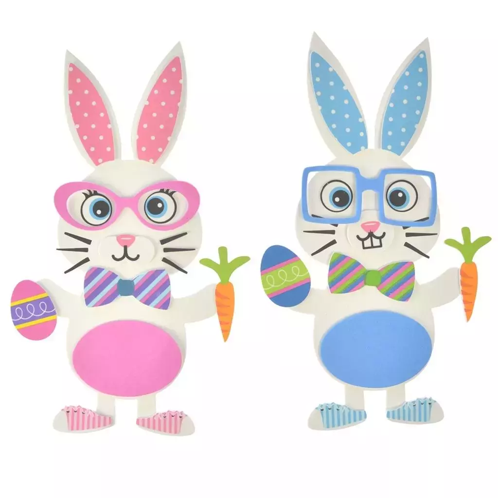 Zestaw zrób to sam - wesołe zajączki - Papiernicze i szkolne