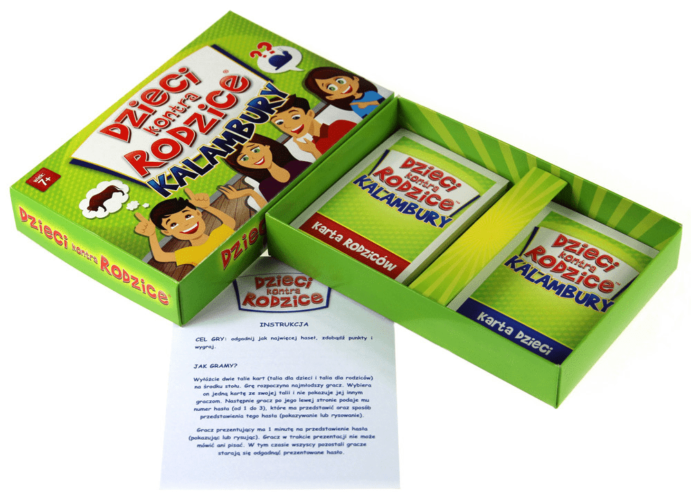 Dzieci kontra Rodzice. Kalambury - Gry