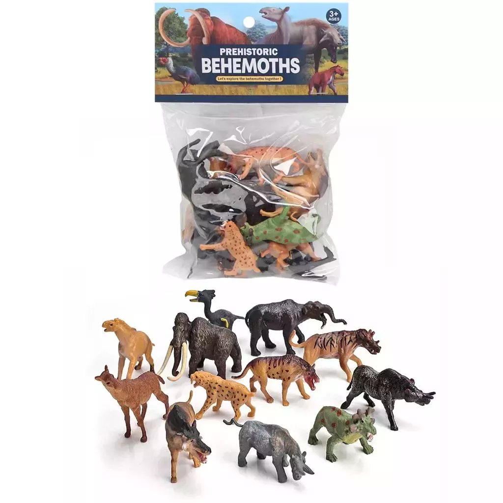 Zwierzęta prehistoryczne 12szt - Zabawki