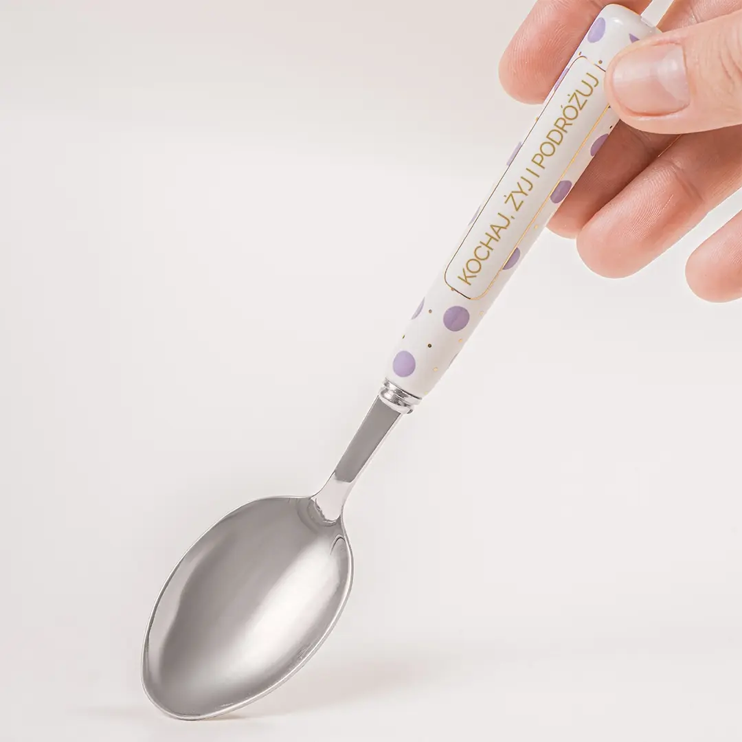 PREZENT NA URODZINY IMIENINY DZIEŃ KOBIET ŁYŻECZKA Z GRAWEREM DLA KOBIETY - Papiernicze i szkolne