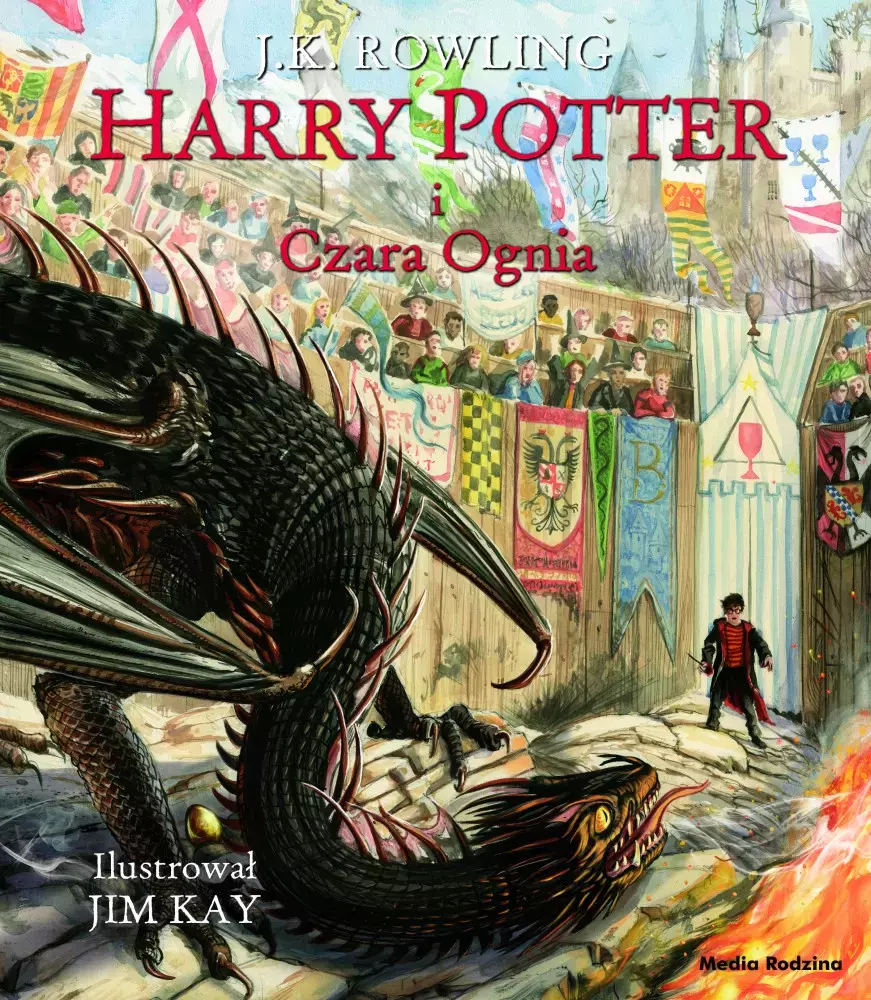 Harry Potter i Czara Ognia (wydanie ilustrowane) - Książki