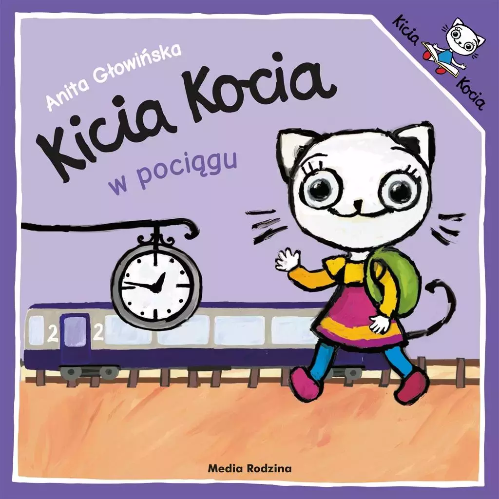 Kicia Kocia w pociągu. Wydanie 2022 - Książki
