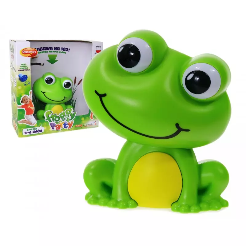 Froggy Party. Interaktywna żaba - Zabawki