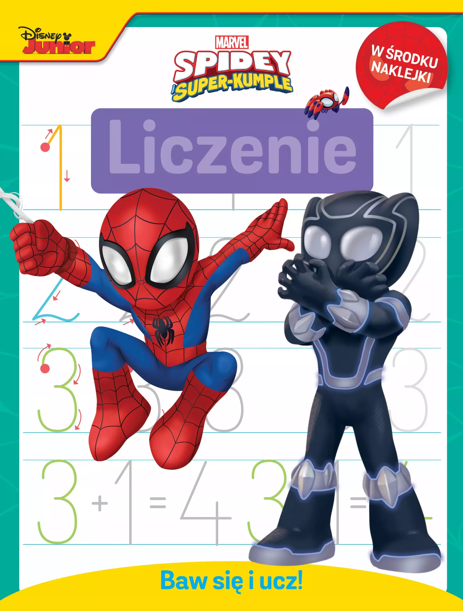 Baw się i ucz! Liczenie. Marvel Spidey i Super-kumple - Książki
