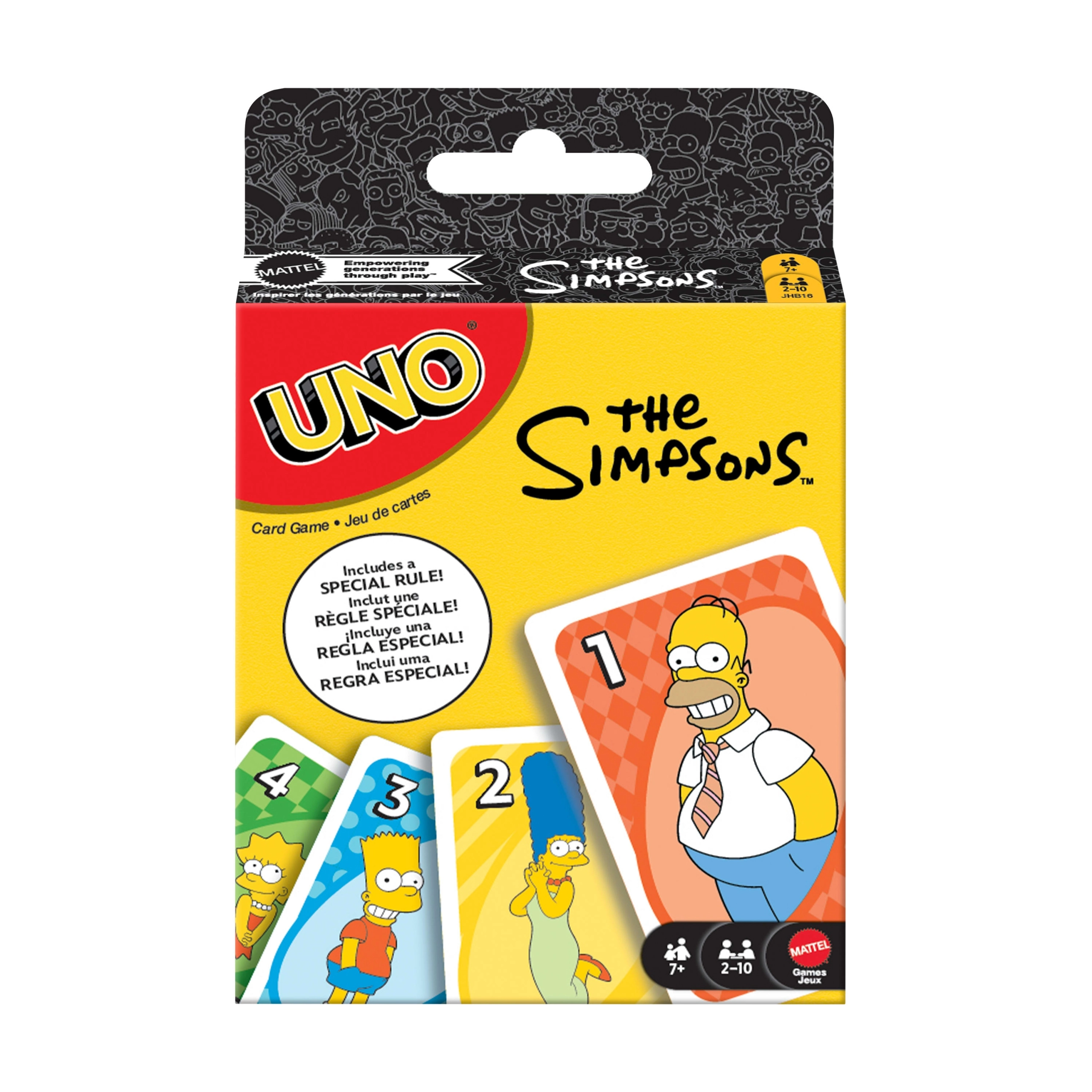 UNO Simpsonowie Gra karciana Mattel Games - Gry