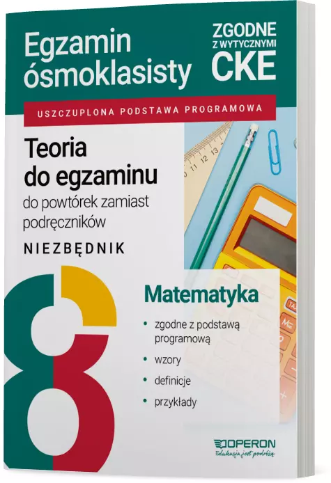 Egzamin ósmoklasisty 2026. Teoria do egzaminu. Matematyka. Niezbędnik - Książki