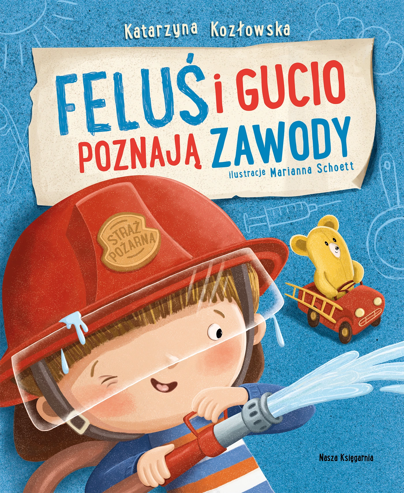 Feluś i Gucio poznają zawody - książka edukacyjna dla dzieci przedszkolaków