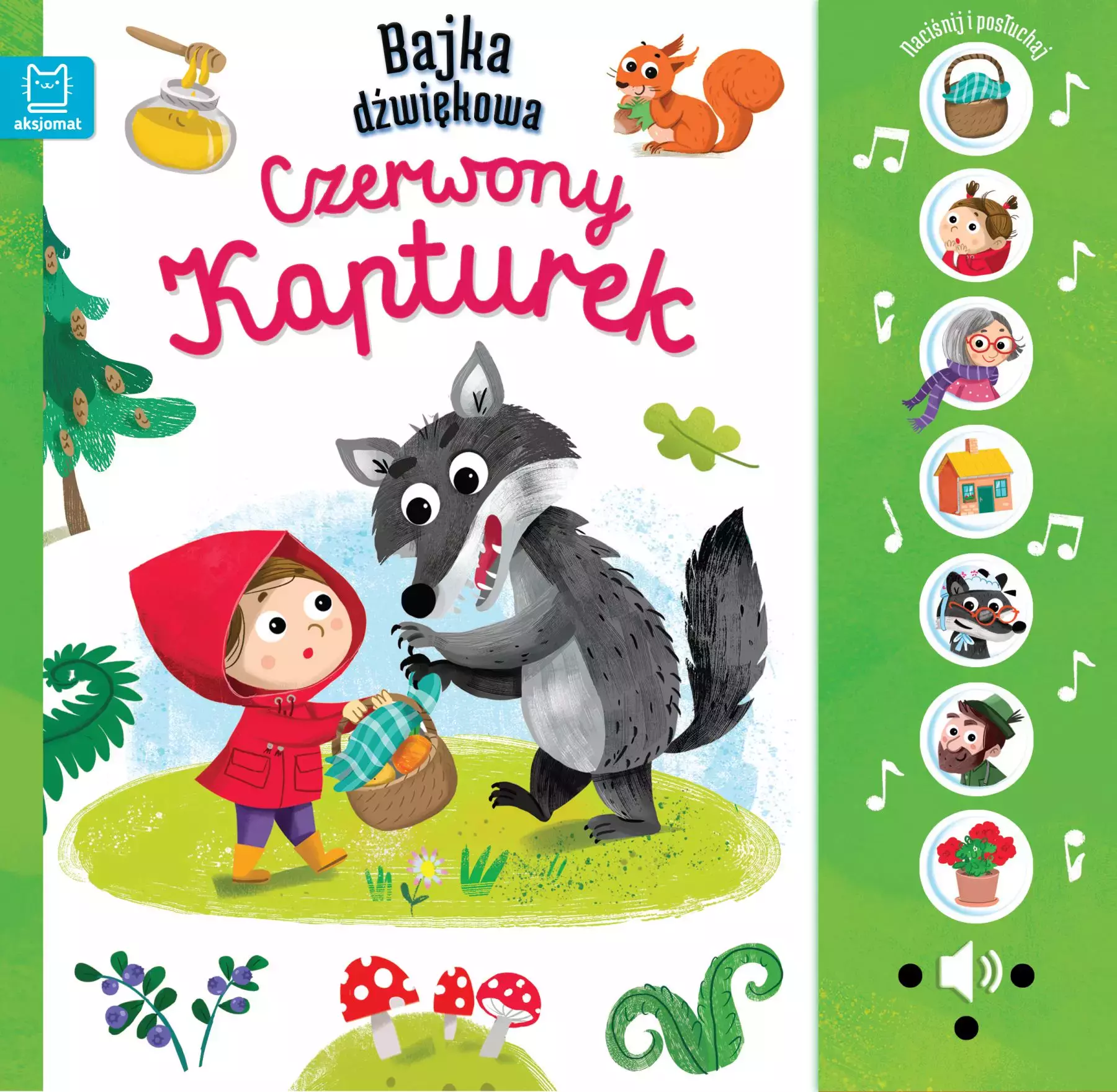 Naciśnij i posłuchaj! Bajka dźwiękowa. Czerwony Kapturek