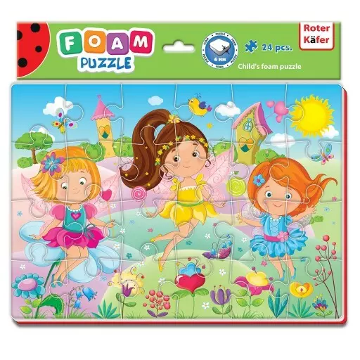 Puzzle piankowe 24 elementy. Wróżki
