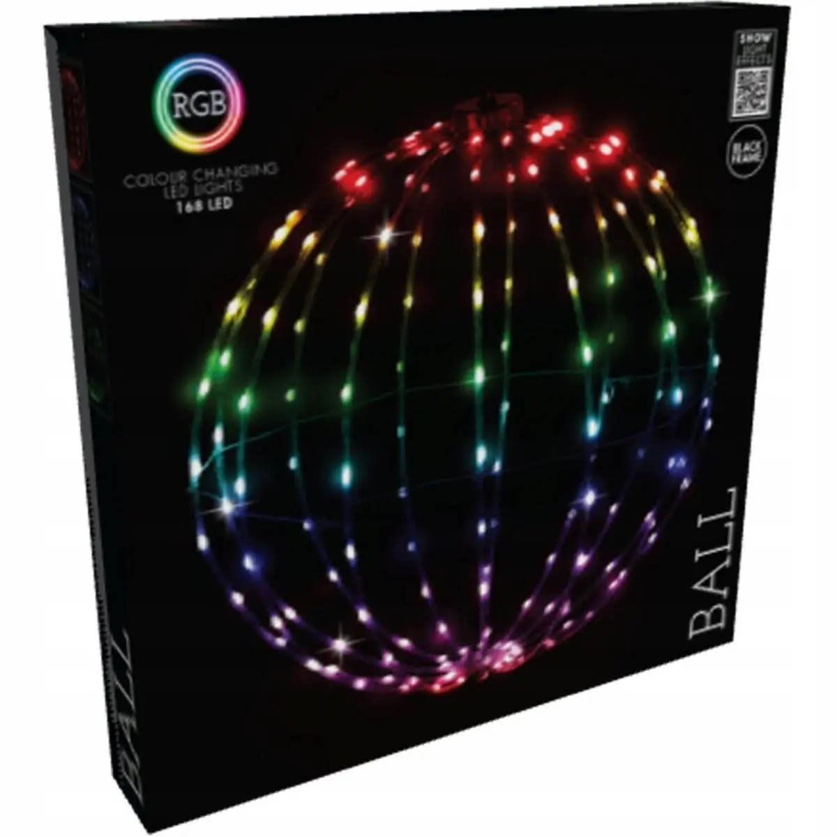 Kula Dekoracyjna Wisząca 168LED RGB 40CM - Elektronika i akcesoria