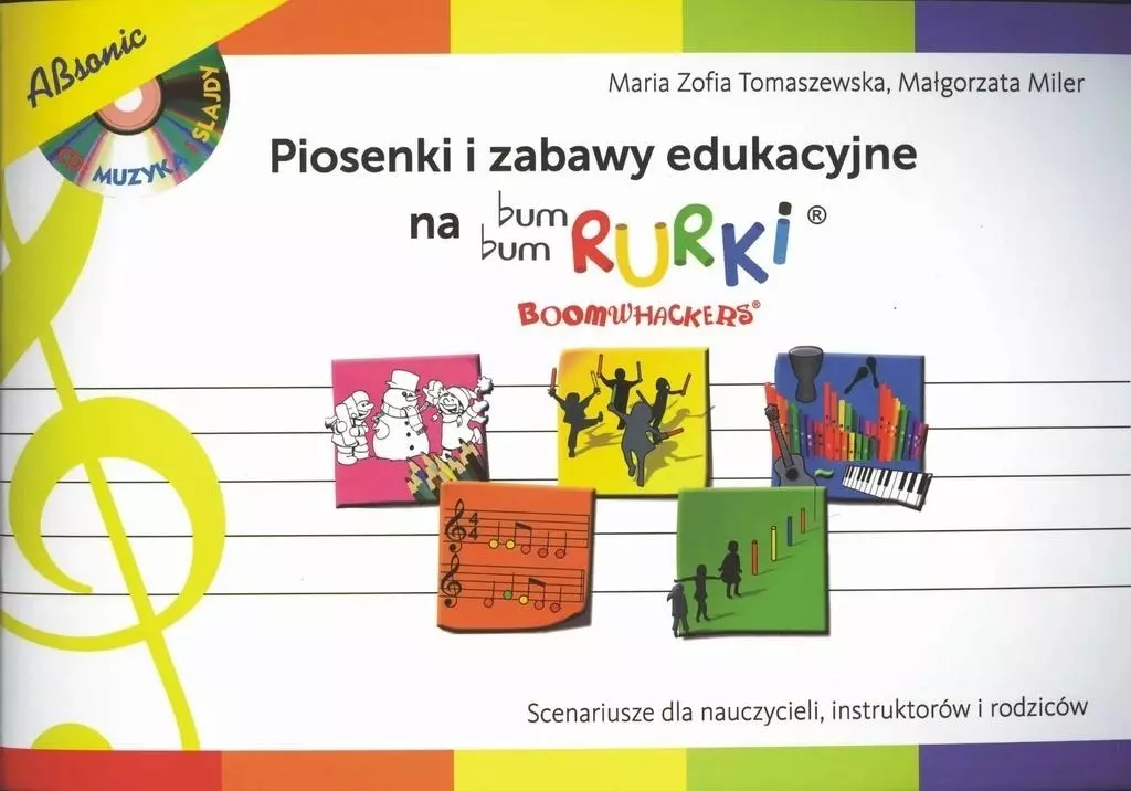 Piosenki i zabawy edukacyjne na Bum Bum Rurki - Książki