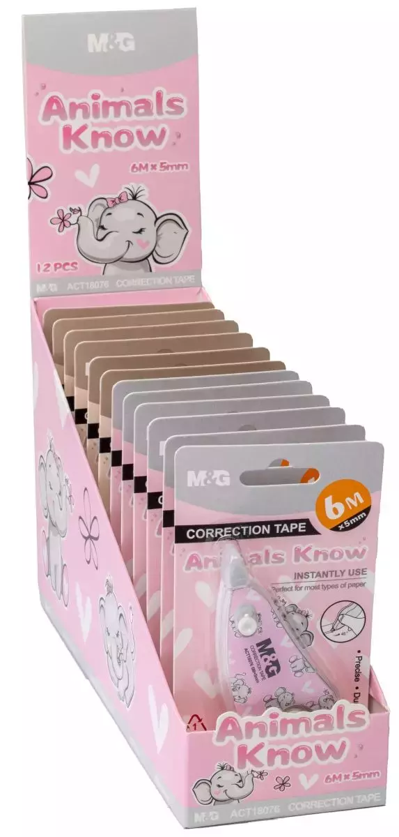 Display Korektor w taśmie Animal Planet MG display 10 szt. - Papiernicze i szkolne