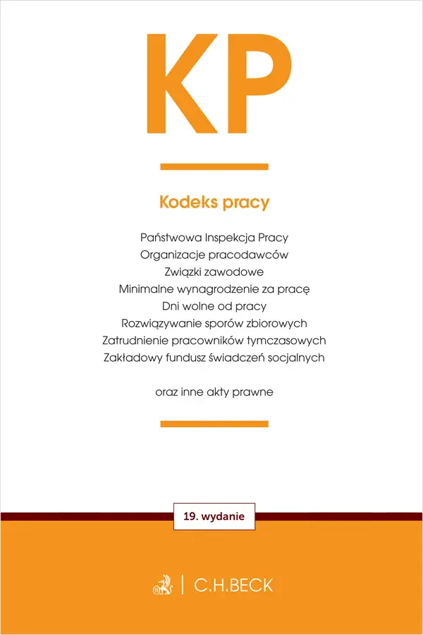 KP. Kodeks pracy oraz ustawy towarzyszące - Książki