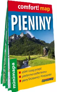 Pieniny; laminowana mapa turystyczna mini - Książki